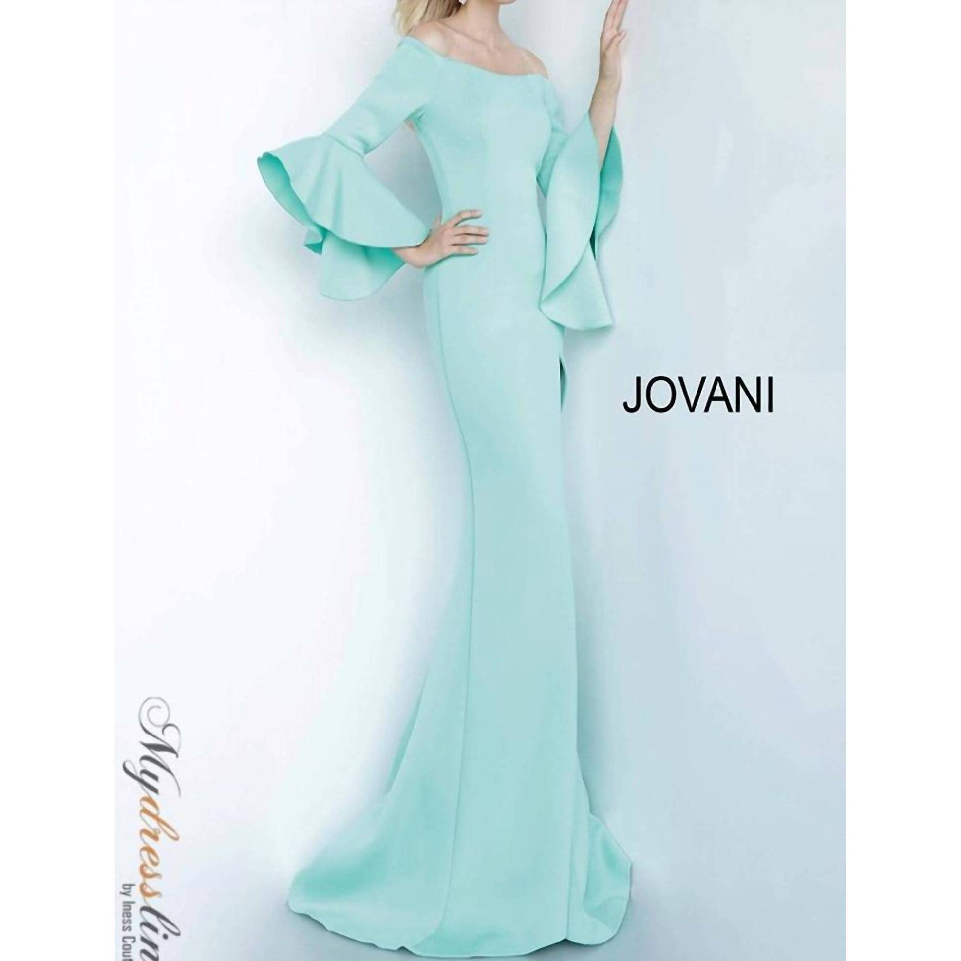 New Jovani Women's Evening Dress In Light Blue